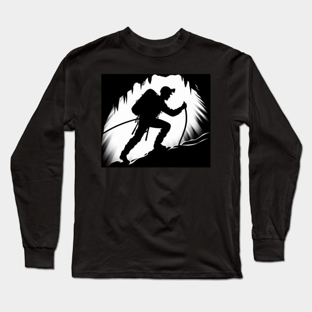 Spelunking Long Sleeve T-Shirt by Print Forge